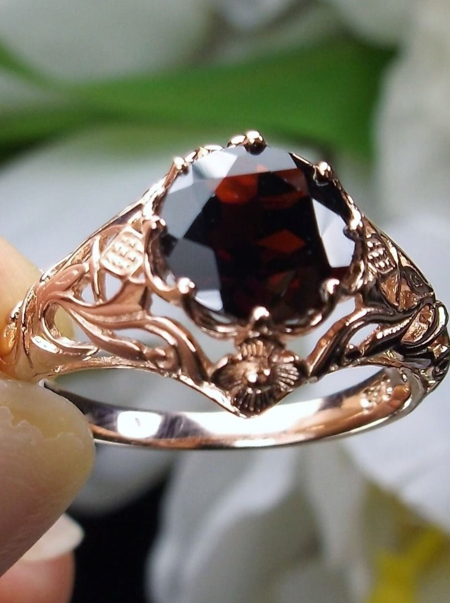 2023 Newest Red Garnet Silver Ring for Women Certified Natural Garnet Ring  Fashion 925 Silver Jewelry Good Gift - AliExpress