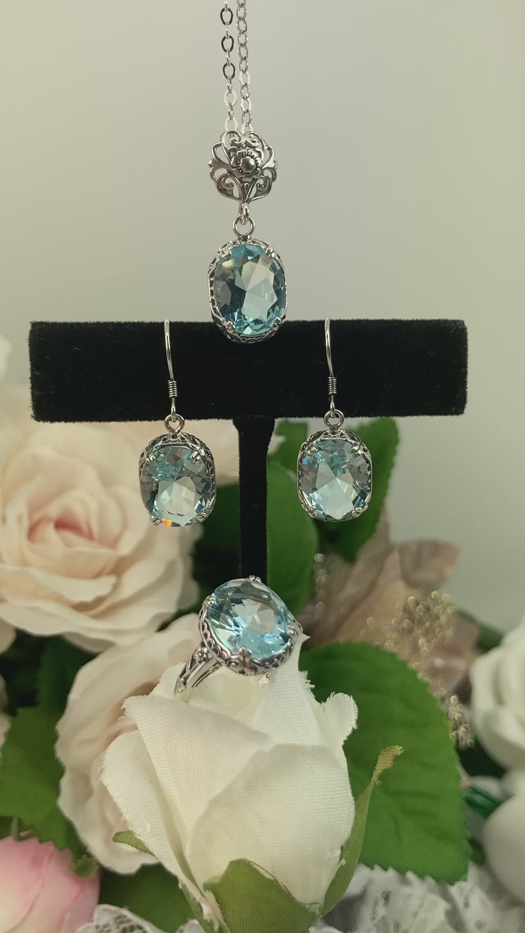 Handmade Aquamarine Stone Silver Jewelry USA - Shop Online at Earth Song  Jewelry