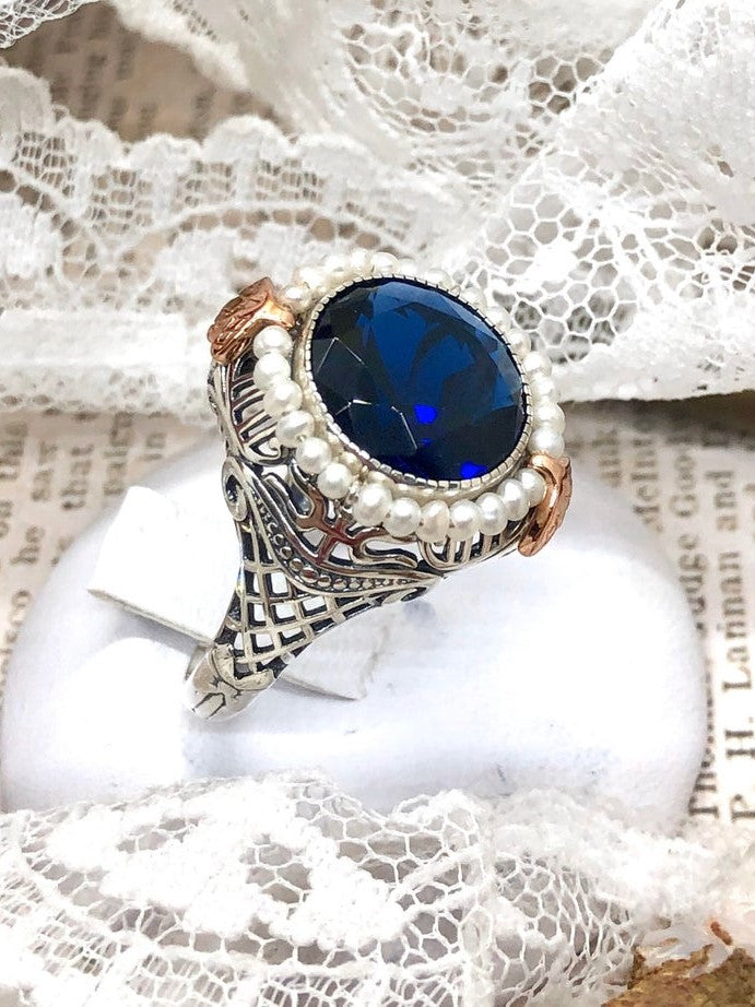 1.50 ct. t.w. Created Blue Sapphire and White Sapphire Ring in Sterling  Silver | BJ's Wholesale Club